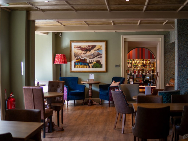 lounge + bar at Diglis House